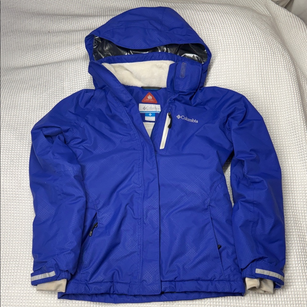 Columbia Kids Royal Blue Ski Jacket w/-Omni - Heat - 10/12
